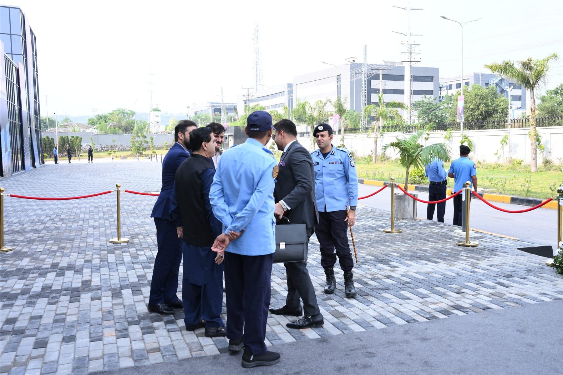 Daanish IT Park launch · delegation