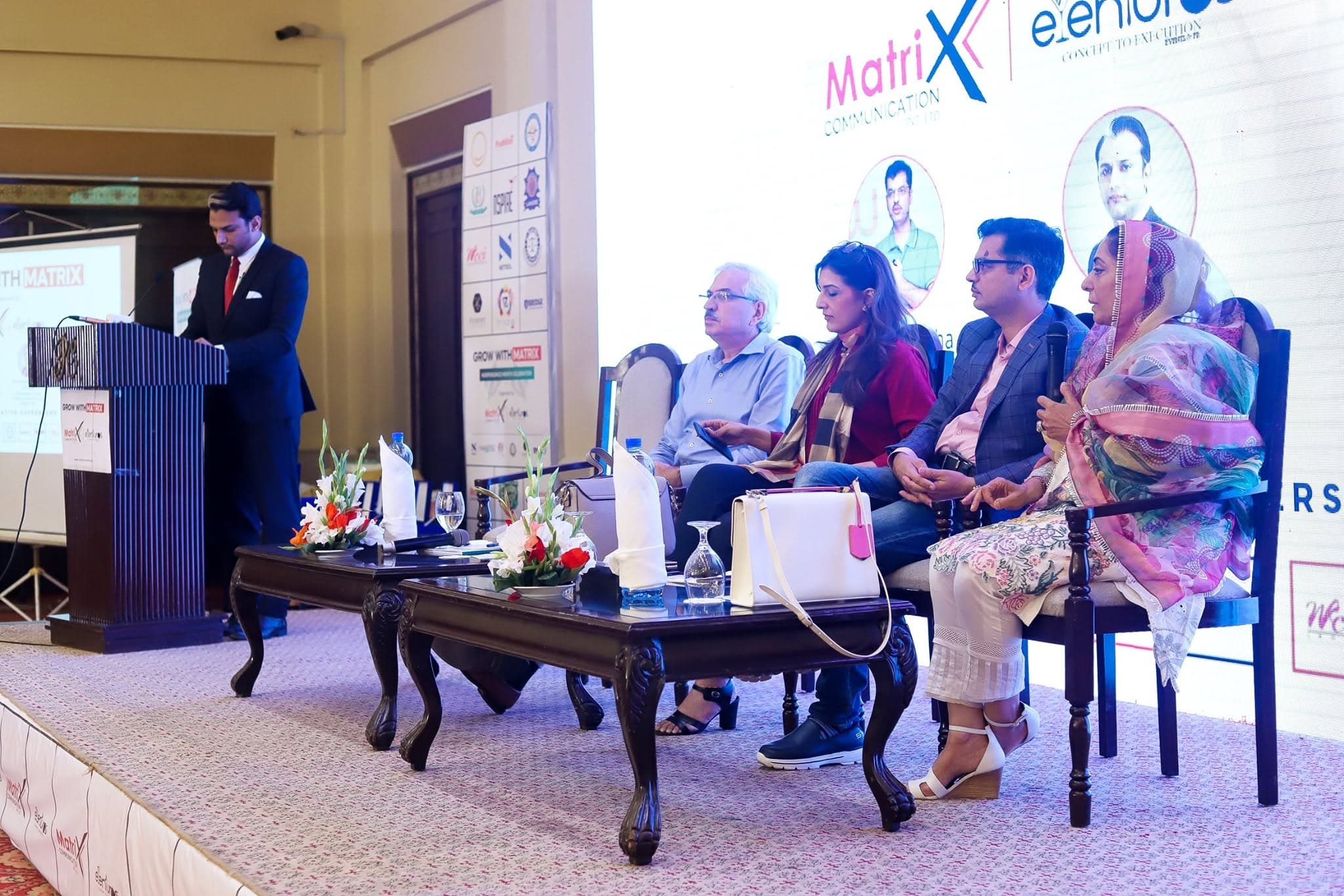Grow with Matrix conference stage