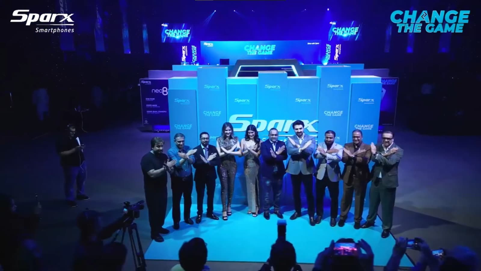SparkX Edge Series launch · stage