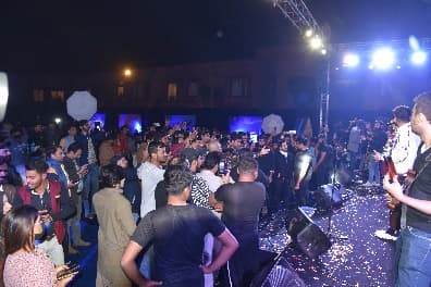 A launch, and a concert.