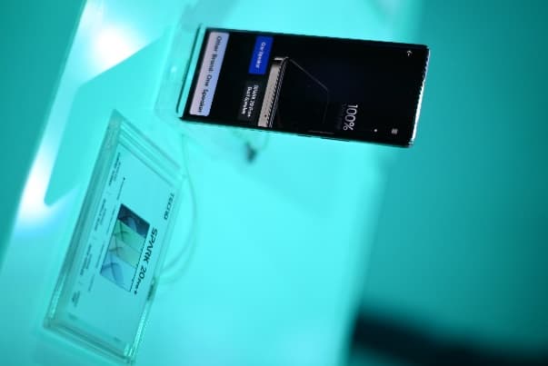 Tecno, with its dealer floor.